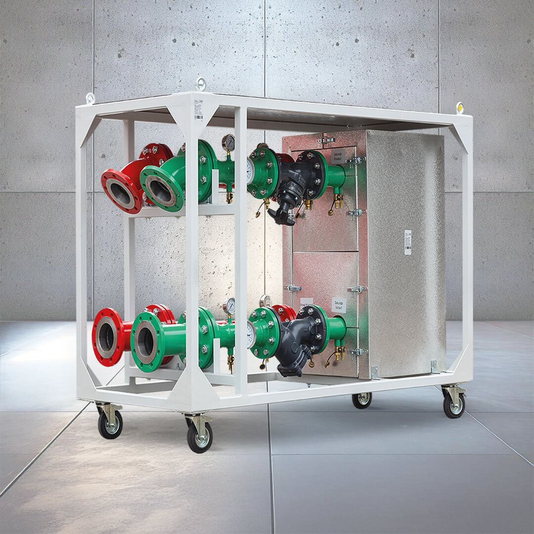 Mobiler Waermetauscher - Waermeuebertragung | © ENERENT