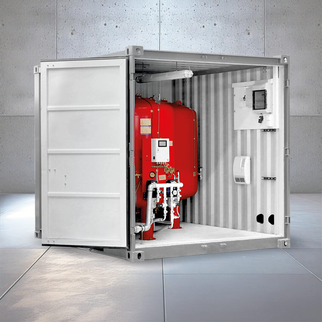 Mobile Druckhaltestation - Entgasungssystem | © ENERENT