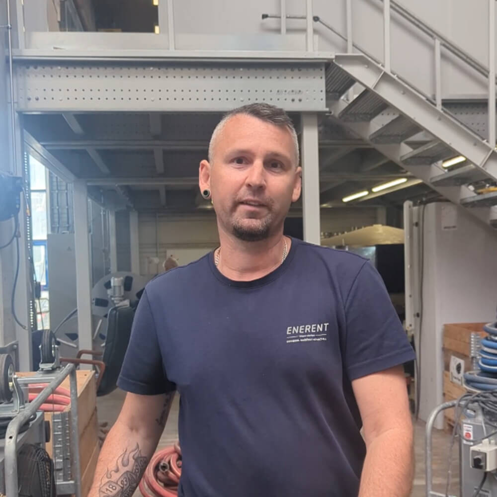 ENERENT Mitarbeiter Technik