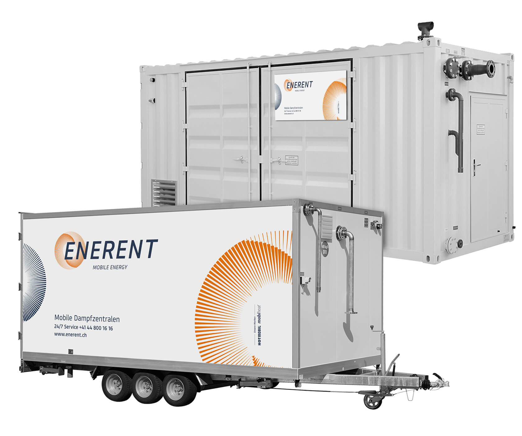 mobile Dampferzeuger von ENERENT | © ENERENT GmbH